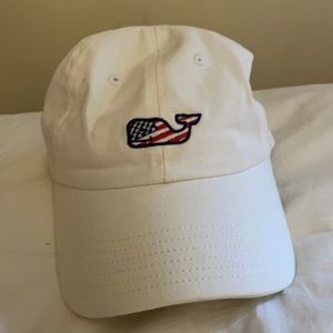 Vineyard Vines American Flag Whale Hat